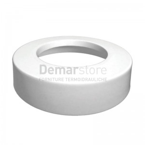 Rosone Bianco per Manicotto WC Diam.100
