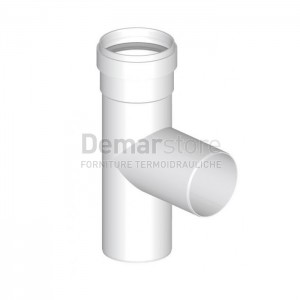 Tee in PPs per Caldaie a Condensazione Diam. 80
