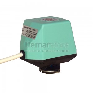 Servomotore De Pala | T6B2 | Frigo 2 Vie | 2 Fili | 230 Vac | 60 sec | con AUX | 90° Unidirez.