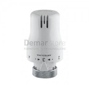 Testa Termostatica Arteclima Semplice 390 M.30x1,5 Bianca