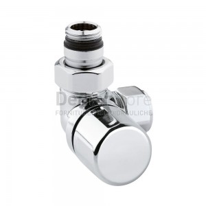 Valvola Arredo Arteclima Termostatizzabile ad Angolo SX 1/2" M 24x19 Cromata