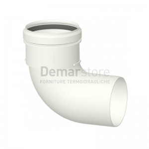 Curva in PPs per Caldaie a Condensazione 90° Diam. 80