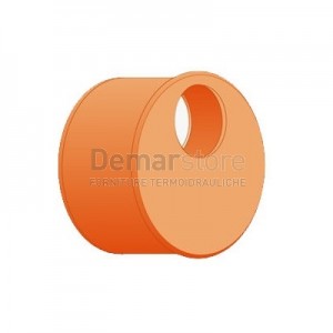 Riduzione a Tampone Arancio PVC Diam. F. 40x M.100 Eccentrica