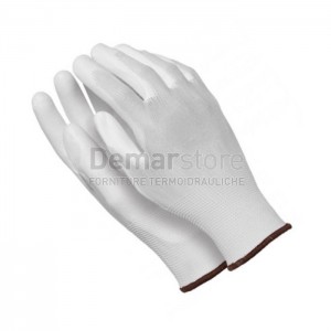 Guanti da Lavoro in Poliuretano Bianco Taglia 9