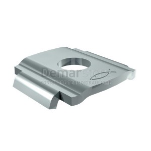 Piastrina Sagomata per Barra in Profilo | Fischer |  Foro 8,5 mm