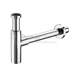 Sifone a Bottiglia LUX Ponsi 1"1/4 Tondo Cromo