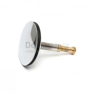 Tappo per Colonna Vasca a Saltello in Ottone Cromato Ø 43 mm