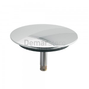 Tappo per Colonna Vasca a Saltello in Ottone Cromato Ø 70 mm