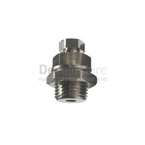 Raccordo a Compressione da 1/8" con Foro per Fissaggio Capsule da 3mm