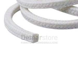 Treccia in Fibra di Vetro "Bianca" Quadra THERMALTEX 14x14 mm "al Metro"