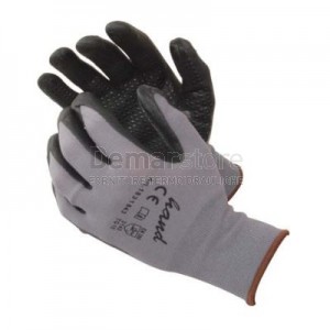 Guanti da Lavoro in Nitrile Grigio Taglia 9