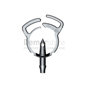 Fascetta Stringitubo a Scatti in PP D.16-18 mm + Innesto Microtubo 4,5 mm