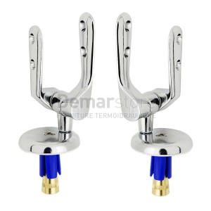 Cerniere Universali Regolabili per Sedili WC ad Espansione (Coppia)