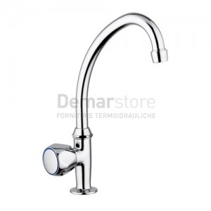 Rubinetto Lavello Monoforo Singolo a Snodo 1/2"