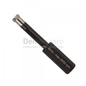 Punta Fresa Diamantata per Gress Porcellanato | Diam. 6mm.