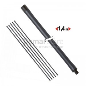 Set 5 Aste Flessibili per Scovolo Lunghezza cm.140 | M12x175