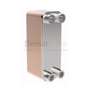 Scambiatore di Calore | Zilmet | ZB 250 a 40 Piastre Saldobrasato | 4x1" M | 17B2504004