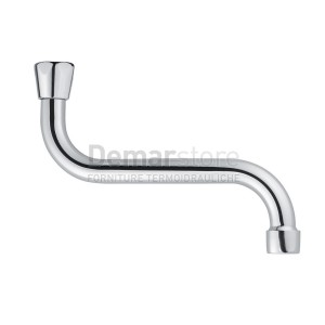 Canna per Rubinetto Lavello | a "S" Universale | Attacco 3/4" | Cm.20