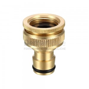 Raccordo Rapido Presa Rubinetto Multifiletto in Ottone Femmina 1/2" - 3/4"