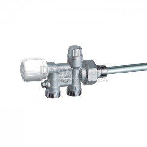 Valvola FAR Termostatizzabile Mono-Bitubo Attacco M 24x19 Diam.1/2" | 1438 12