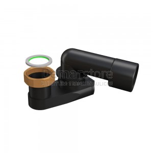 Sifone Vasca Ribassato a Snodo | Ghiera Filettata 1"1/2 | Uscita 40/50