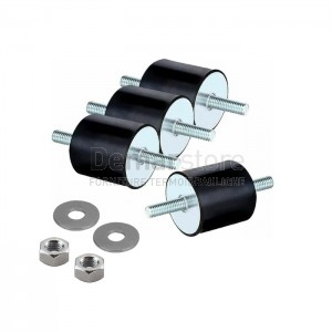 Set 4 Supporti Antivibranti | 40x40 | Max 100 Kg per KIT