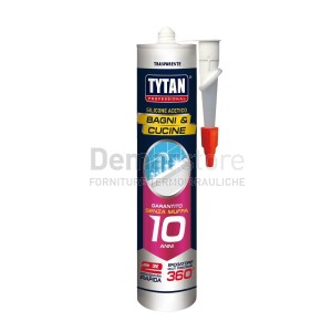 Silicone Sigillante | Trasparente | TYTAN | Acetico Bagni e Cucine | 280ml