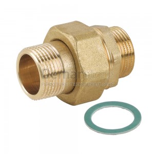 Bocchettone in Ottone Giallo | Diritto con Sede Piana | MM | Diam. 3/4"