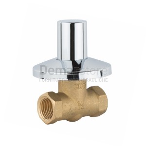  Rubinetto ad Incasso a Vitone con Cappuccio e Rosone | FF 1/2"