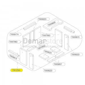 Kit Refrattari Completo Thermorossi per CLASS 512 Ventilata | 70012541