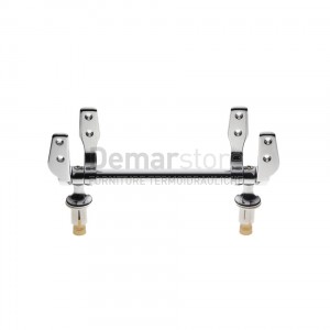 Cerniere per Sedili WC con Barra Centrale ad Espansione | Int.cm.16 | 111-3065