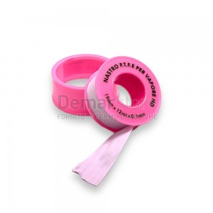 Rotolo Teflon per Vapore Mt.12 x 19 mm - Sp. 0,1 mm | Rosa