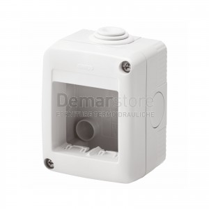 GW27002 | Contenitore a Parete GEWISS | System | IP40 | Grigio | 2 Posti