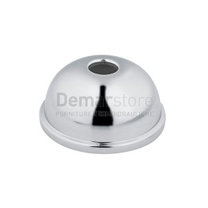 Rosetta Cromata Bombata Esterna 55 mm | Foro Ø10