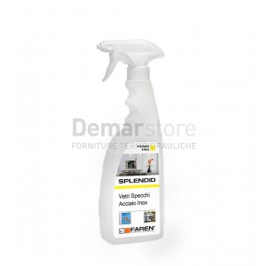 Puliscivetro SPLENDID per Vetri-Specchi-Acciaio Inox | 750ml