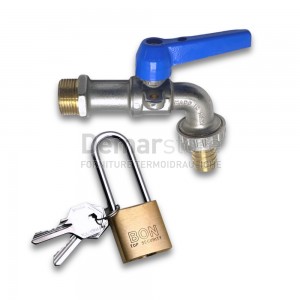 Rubinetto Portagomma con Lucchetto | 1/2"