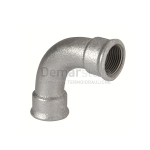 Curva Zincata Larga 90° FF 1"1/4