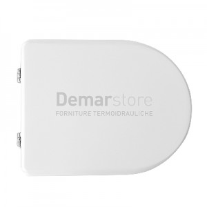 Sedile WC per Vaso in Ceramica | Cerniere Tipo C | Forma 7 | ESEDRA