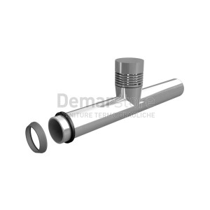 Canotto Diritto ABS | AIRPIPE | Diam.32 x 250mm | Cromato