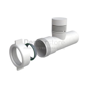 Canotto Diritto ABS | AIRPIPE | Diam.40 x 120mm | Bianco