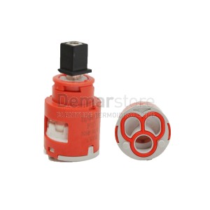 Cartuccia per Miscelatore | 2 Piedini | Diam. 25 | Tipo Aperto | 9x9 | Senza Distributore