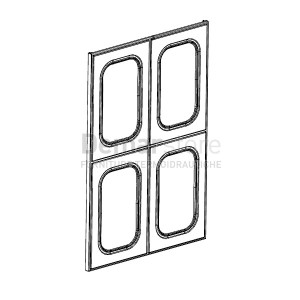 Ceramica Laterale Quadri Thermorossi per H2O 18 e Ecotherm 7000 | Beige | 60011803