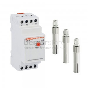 Kit Relè Controllo di Livello + 3 Sondine | LVM20A 024 03