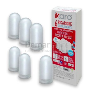 Ricariche Polifosfati Universalii Pronte all'uso IKARO (Confezione 6 Cartucce)