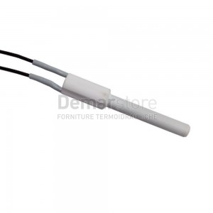 Resistenza Candeletta Stufe a Pellet | Ceramica Forata | Ø 10,5 | L.67mm | W.250 | Lungh.Tot. 103mm