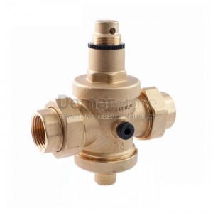 Riduttore di Pressione | MALGORANI | Eurobrass | Giallo | con Bocchettoni Uscita FF.1/2"