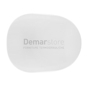 Sedile WC per Vaso in Ceramica | Forma 6 | Cerniere Tipo A |  Lungh. 40-45 cm | Largh. 34,5 cm