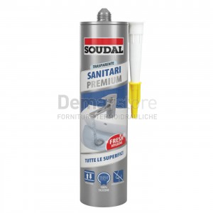 Silicone Sigillante | Trasparente | SOUDAL | Sanitari Premium | Neutro | 300ml