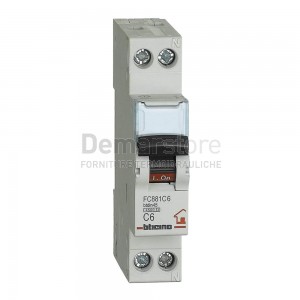 Magnetotermico BTicino | 1 M. DIN | 1P+ N | 10A | FC811C10