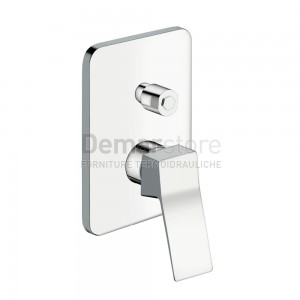Miscelatore FEV | Serie RUBINO | Doccia Incasso con Deviatore | Cromo | Square | RU7709/6N-CR